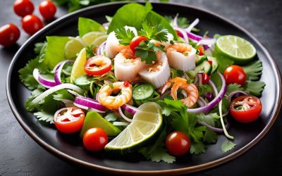 Salade de poisson à la thaïlandaise : recette exotique et savoureuse