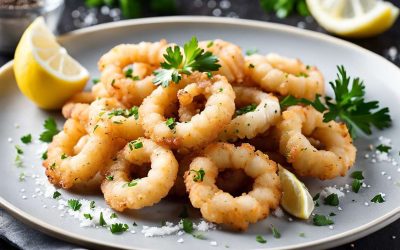 Recette facile de calamars frits à l’ail: croustillants et savoureux